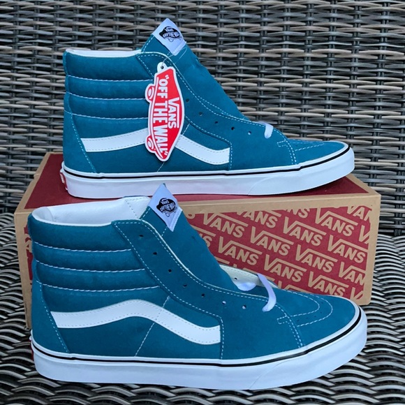 Vans Sk8-Hi Blue Coral/True White MENS - Picture 2 of 16